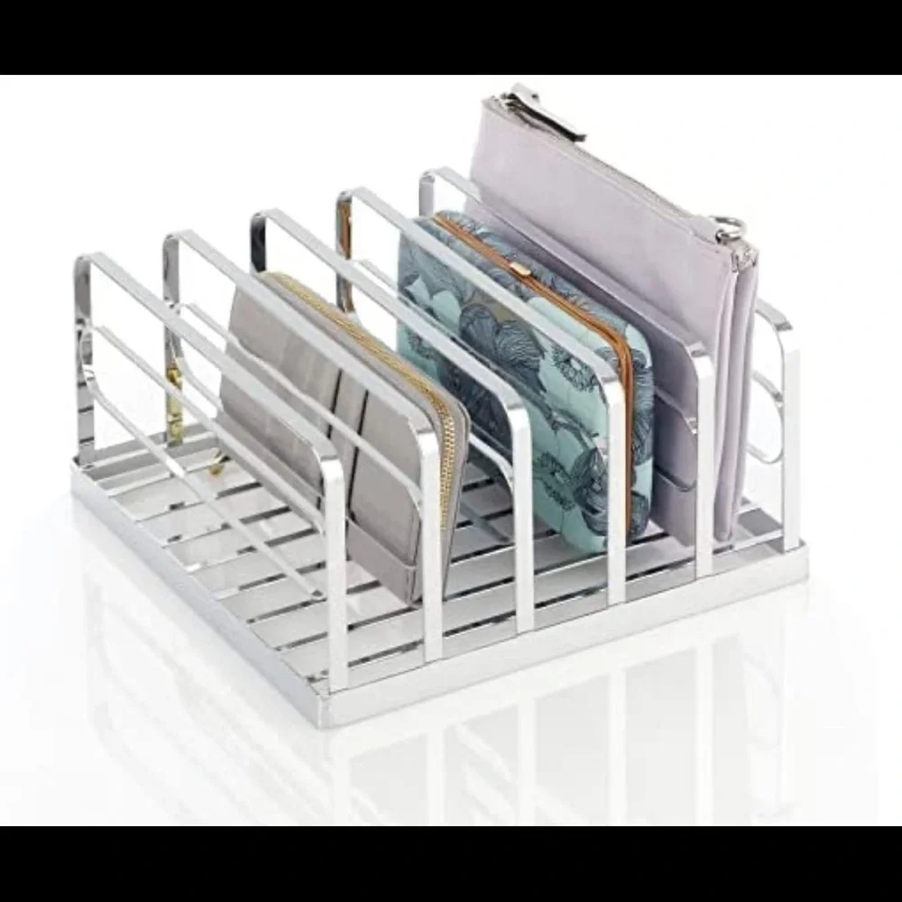 MDesign metal divided purse/clutch organizer